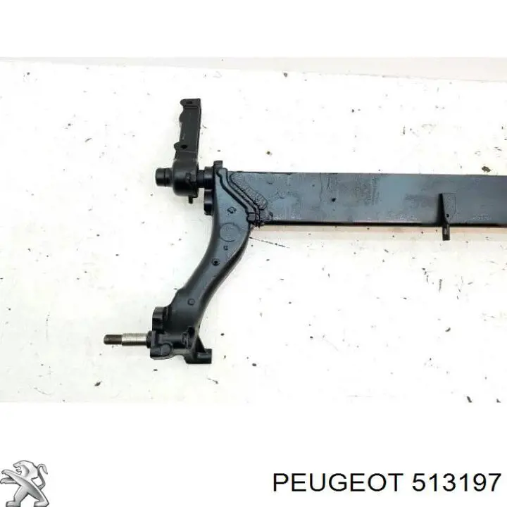 513197 Peugeot/Citroen suspensión, cuerpo del eje trasero