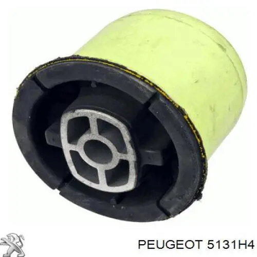5131H4 Peugeot/Citroen suspensión, cuerpo del eje trasero