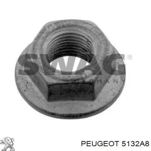 5132A8 Peugeot/Citroen tornillo (tuerca de sujeción)