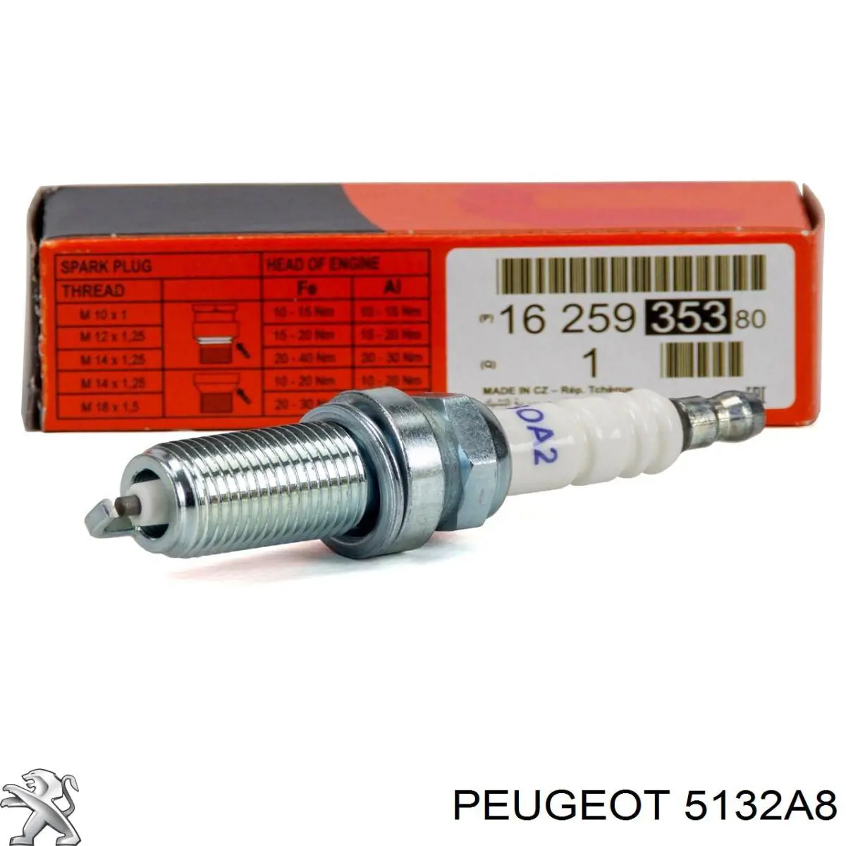 Tornillo (tuerca) de sujeción Peugeot/Citroen 5132A8 precio, desde 3,17 EUR