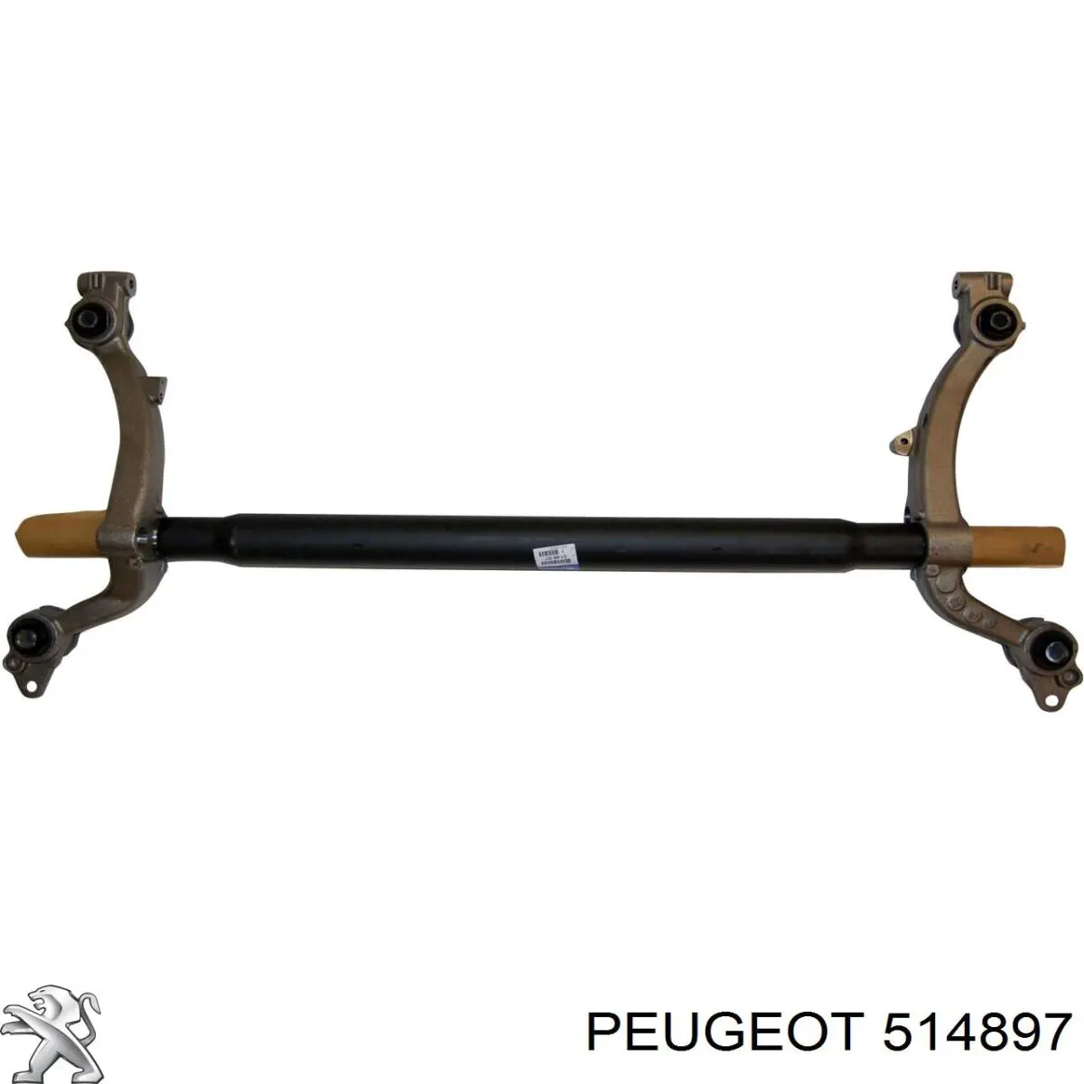 Subchasis trasero para Peugeot 206 (2E, K)