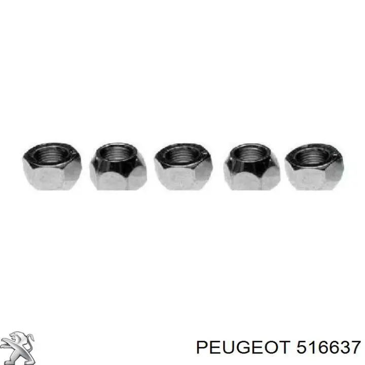 Tope del brazo inferior de suspensión trasera 516644 Peugeot/Citroen