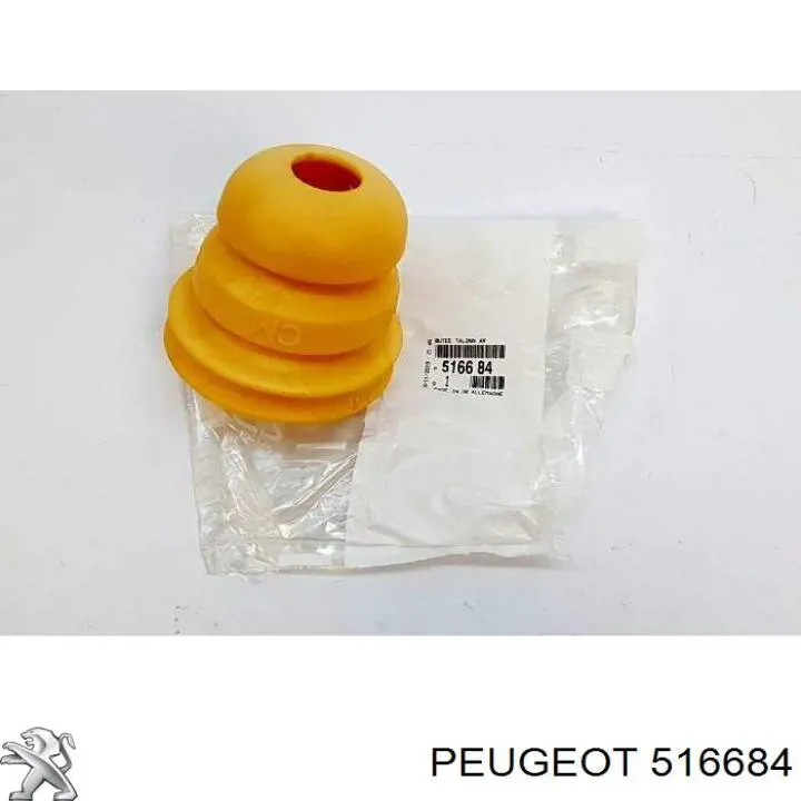 516684 Peugeot/Citroen almohadilla de tope, suspensión trasera