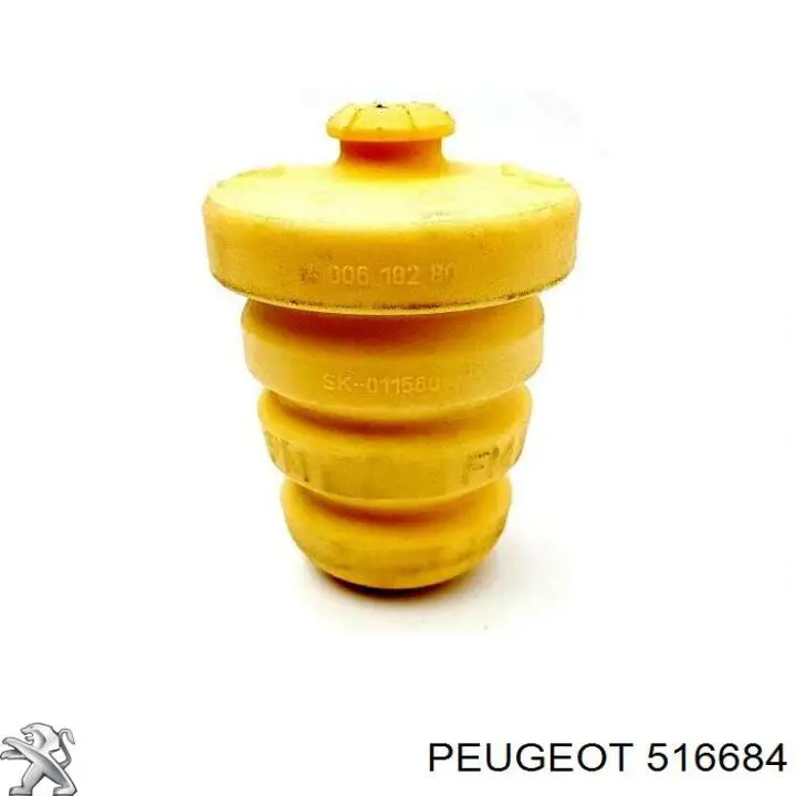 Comprar 516684 Peugeot/Citroen Tope de muelle trasero