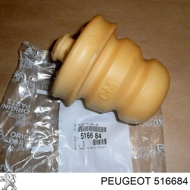 Tope de muelle trasero Peugeot/Citroen 516684 precio, desde 24,50 EUR