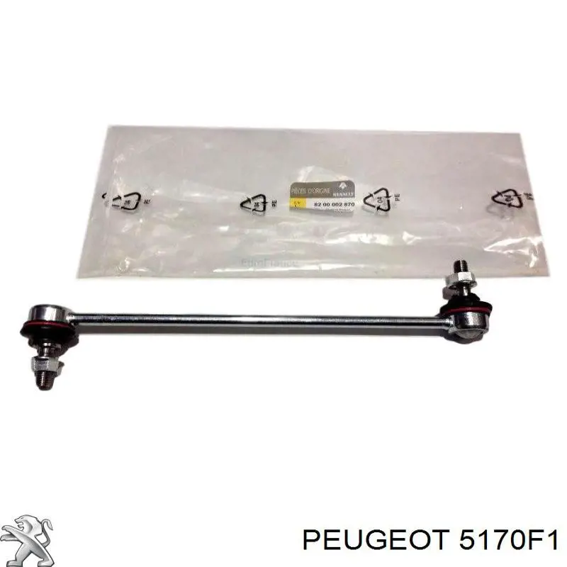Barra transversal reactiva de la suspensión trasera Peugeot/Citroen 5170F1 precio, desde 52,92 EUR