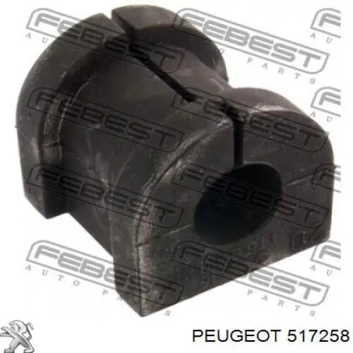 517258 Peugeot/Citroen casquillo de barra estabilizadora trasera