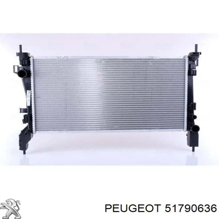 51790636 Peugeot/Citroen radiador refrigeración del motor