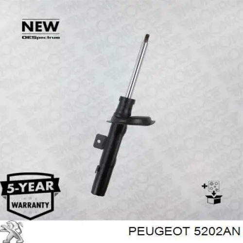Amortiguador delantero izquierdo Peugeot/Citroen 5202AN precio, desde 62,44 EUR