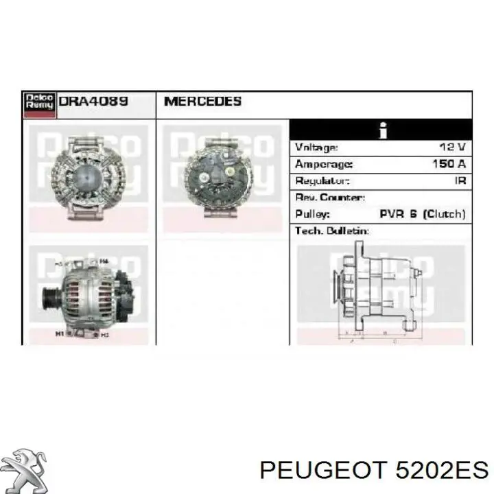 Comprar 5202ES Peugeot/Citroen Amortiguador delantero derecho