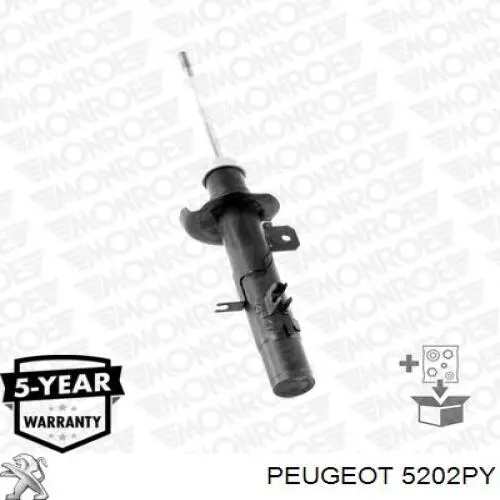 Amortiguador delantero derecho 5202PY Peugeot/Citroen