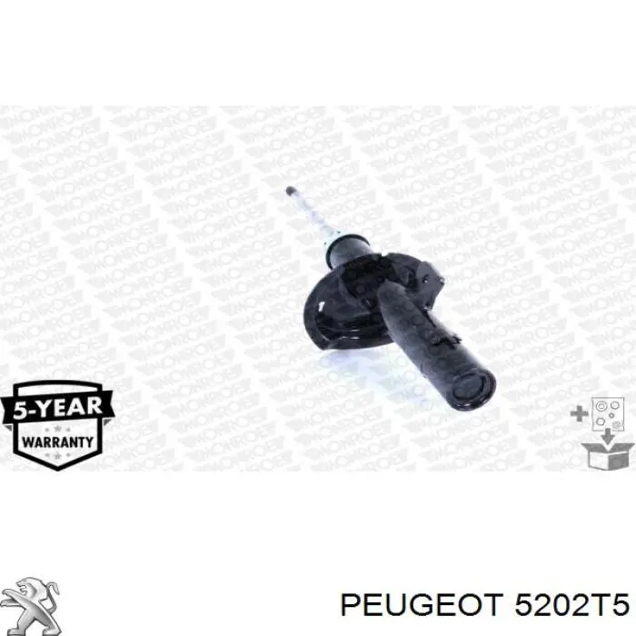 5202T5 Peugeot/Citroen amortiguador delantero izquierdo