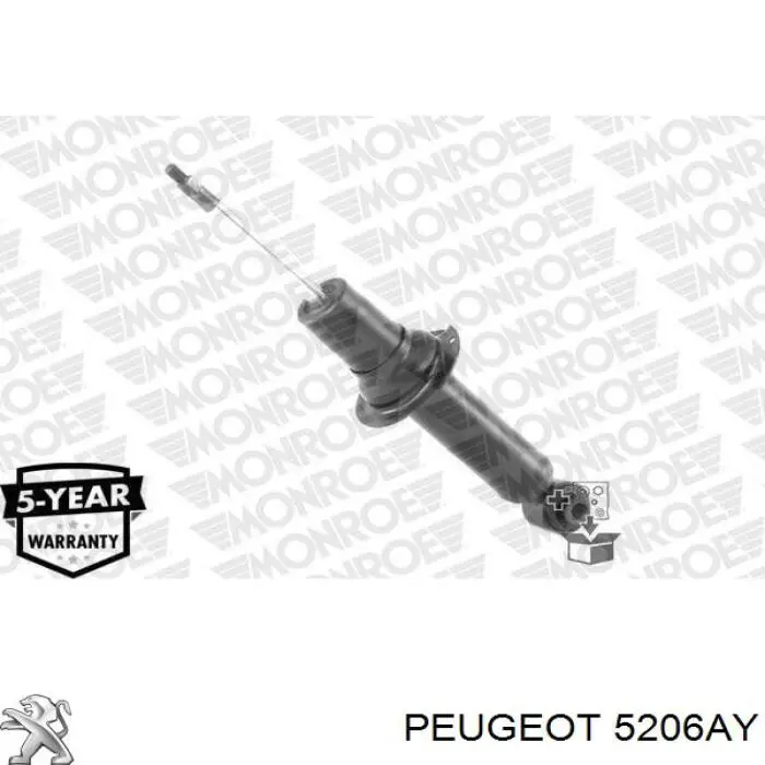 Amortiguador trasero Peugeot/Citroen 5206AY precio, desde 46,61 EUR