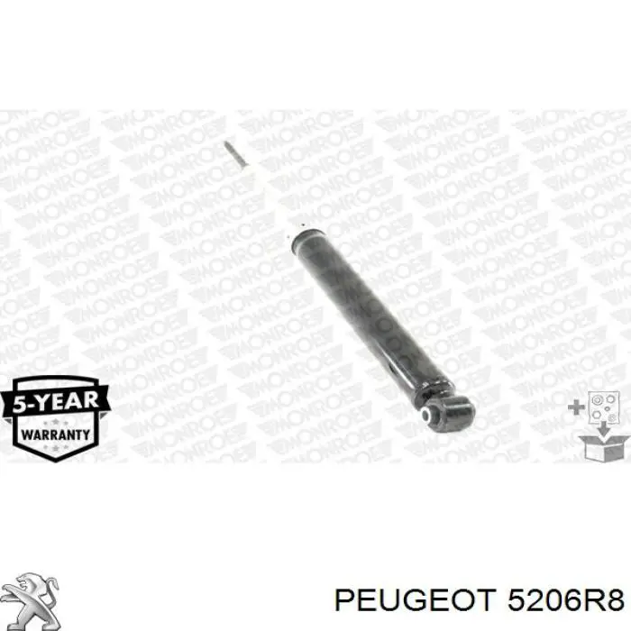 5206R8 Peugeot/Citroen amortiguador trasero