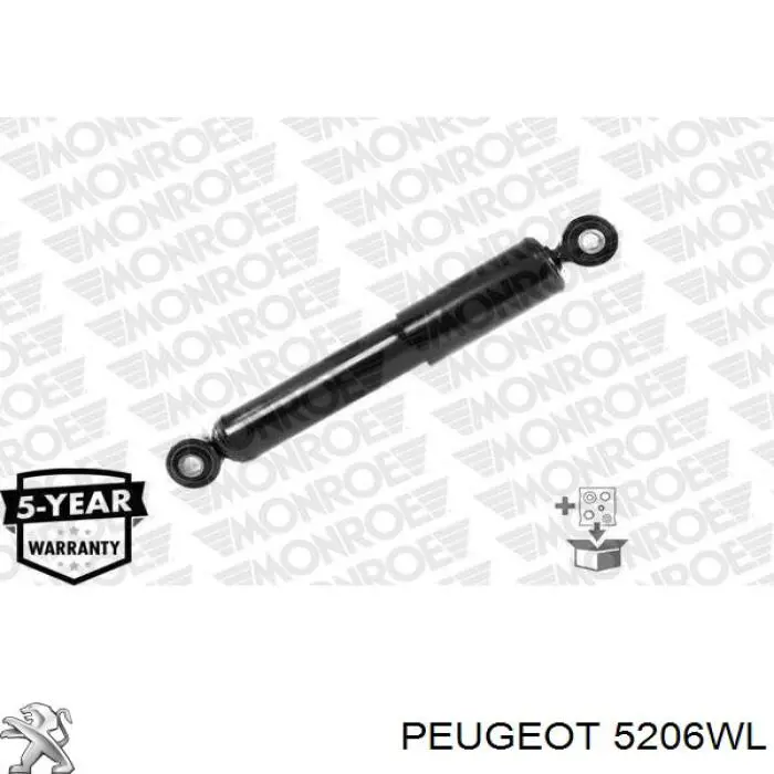 5206WL Peugeot/Citroen Amortiguadores posteriores