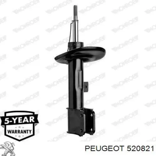 520821 Peugeot/Citroen amortiguador delantero izquierdo