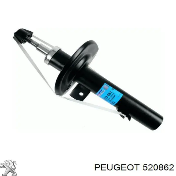 520862 Peugeot/Citroen amortiguador delantero derecho