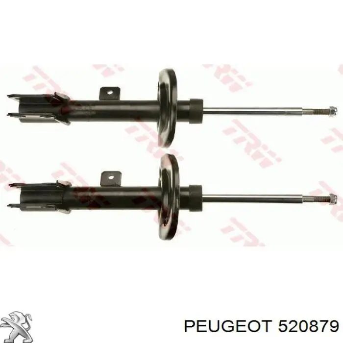 Amortiguador eje delantero izquierda Peugeot/Citroen 520879