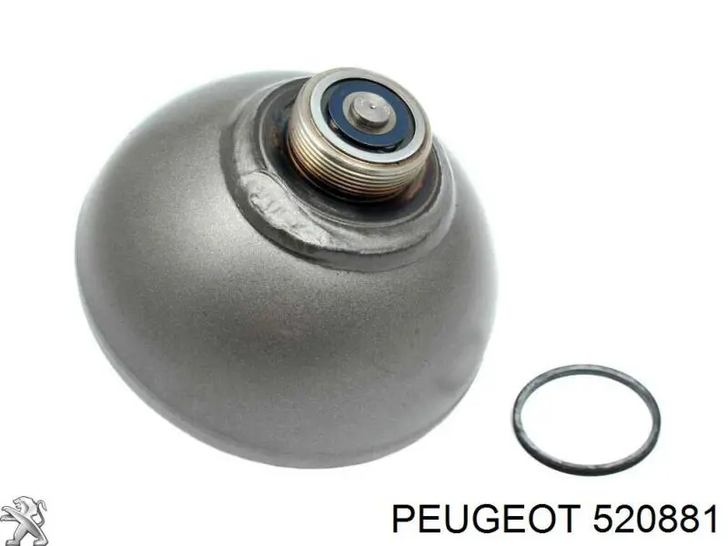 Amortiguador eje delantero izquierda Peugeot/Citroen 520881
