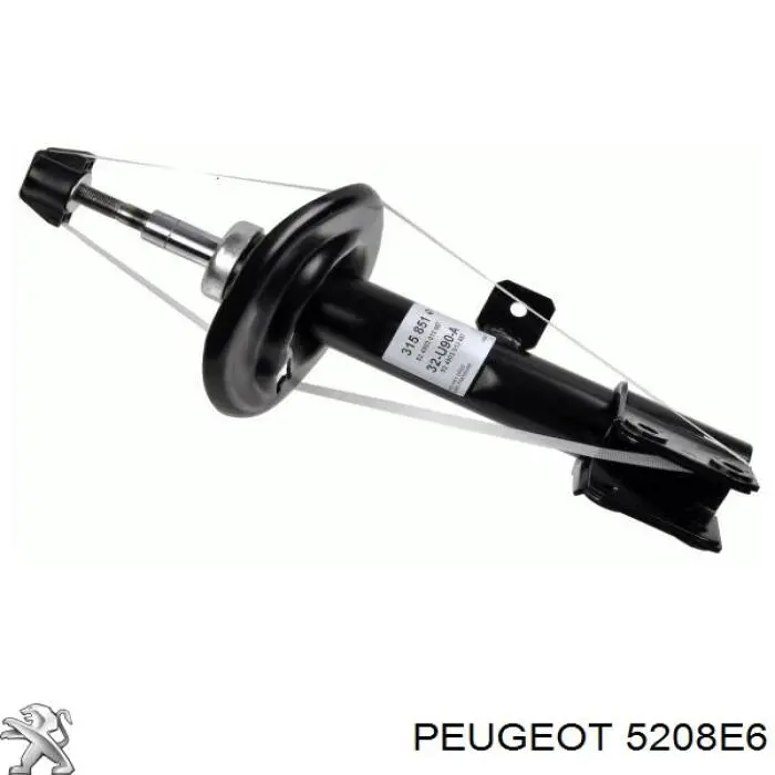 5208E6 Peugeot/Citroen amortiguador delantero izquierdo