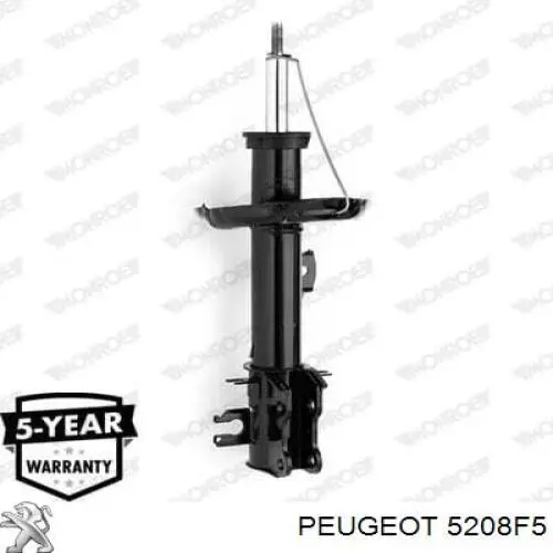 5208F5 Peugeot/Citroen amortiguador delantero derecho