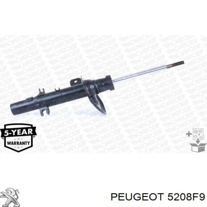 Comprar 5208F9 Peugeot/Citroen Amortiguador delantero derecho