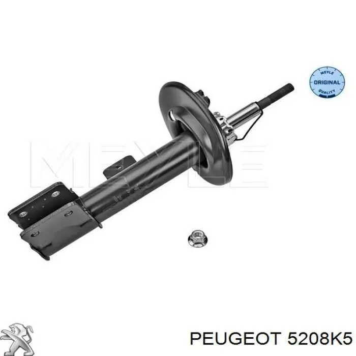 5208K5 Peugeot/Citroen amortiguador frontal derecho