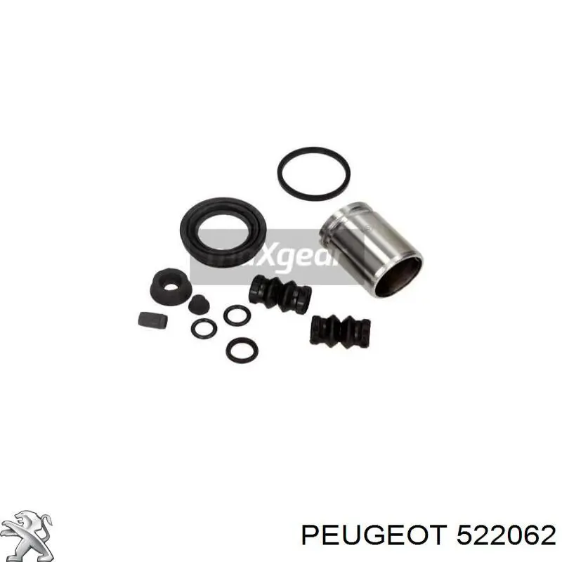 522062 Peugeot/Citroen silentblock de amortiguador trasero