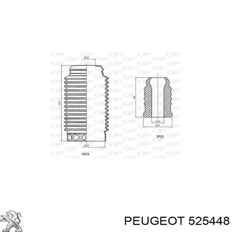 Guardapolvo del amortiguador delantero Peugeot/Citroen 525448 precio, desde 6,07 EUR