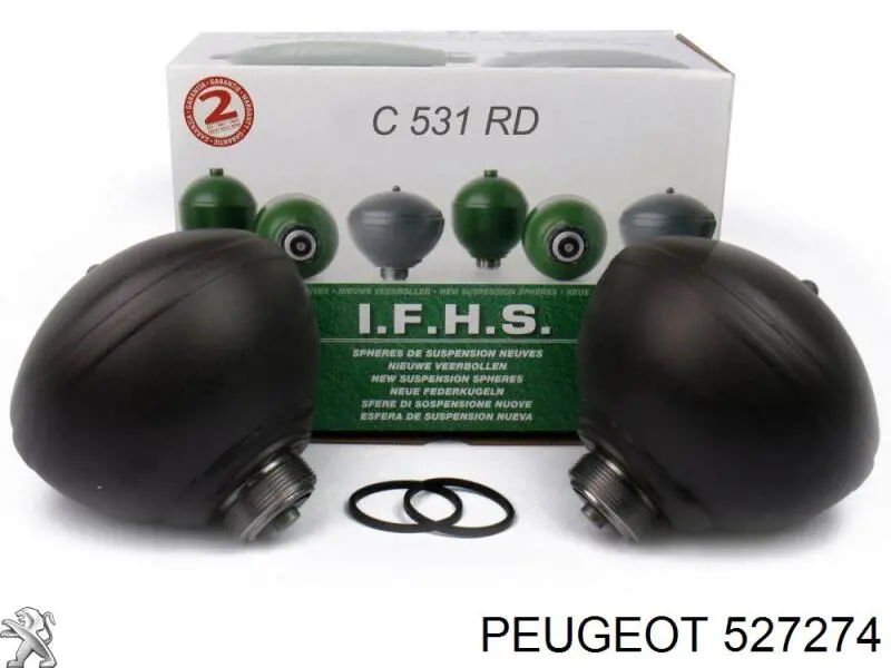 Esfera de amortiguación trasera Peugeot/Citroen 527274 precio, desde 127,48 EUR