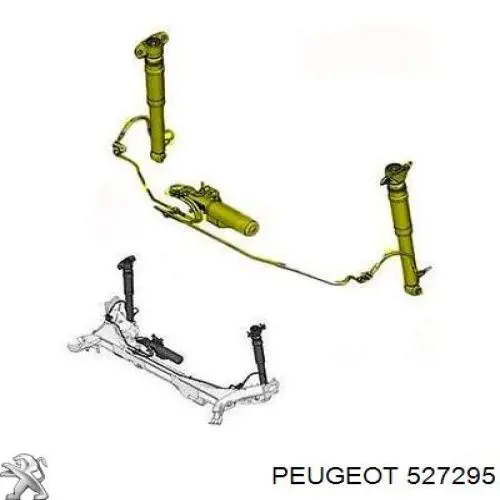 Comprar 527295 Peugeot/Citroen Amortiguador trasero