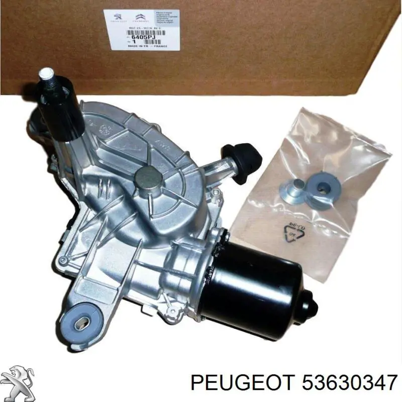 Motor limpiaparabrisas 9654063180 Peugeot/Citroen