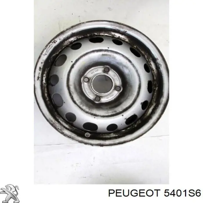 5401S6 Peugeot/Citroen llantas de acero (estampado)