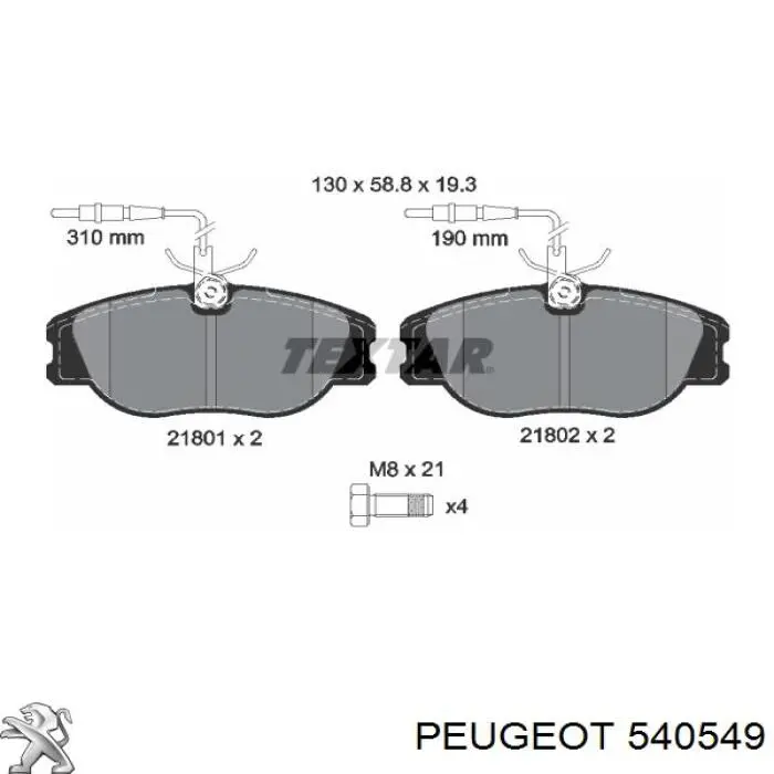 Comprar 540549 Peugeot/Citroen 