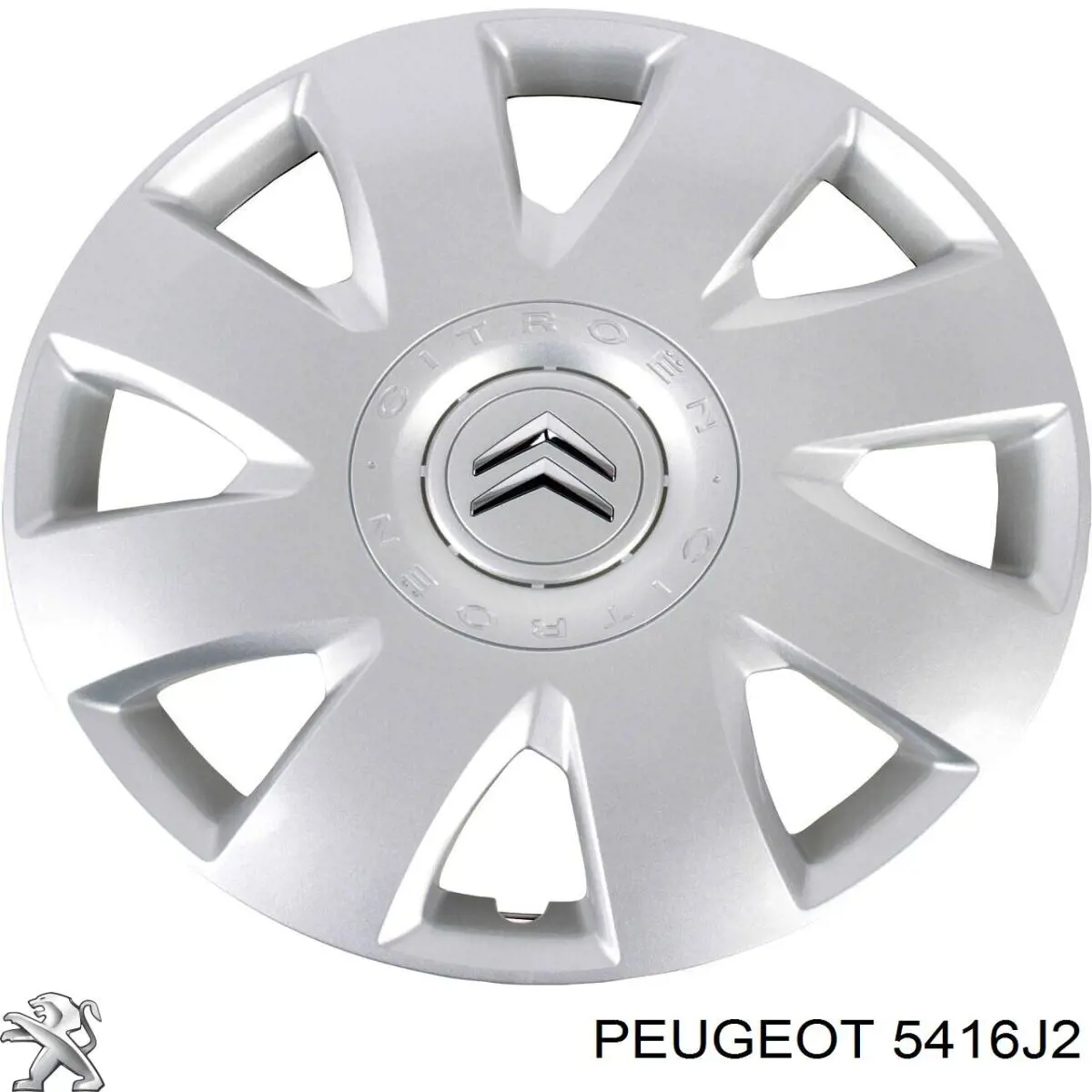 5416J2 Peugeot/Citroen tapacubos de ruedas
