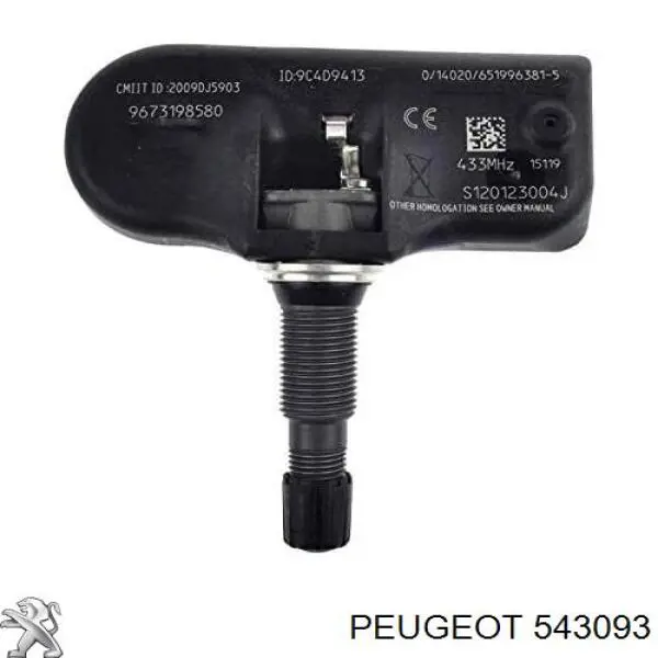 Comprar 543093 Peugeot/Citroen TPMS