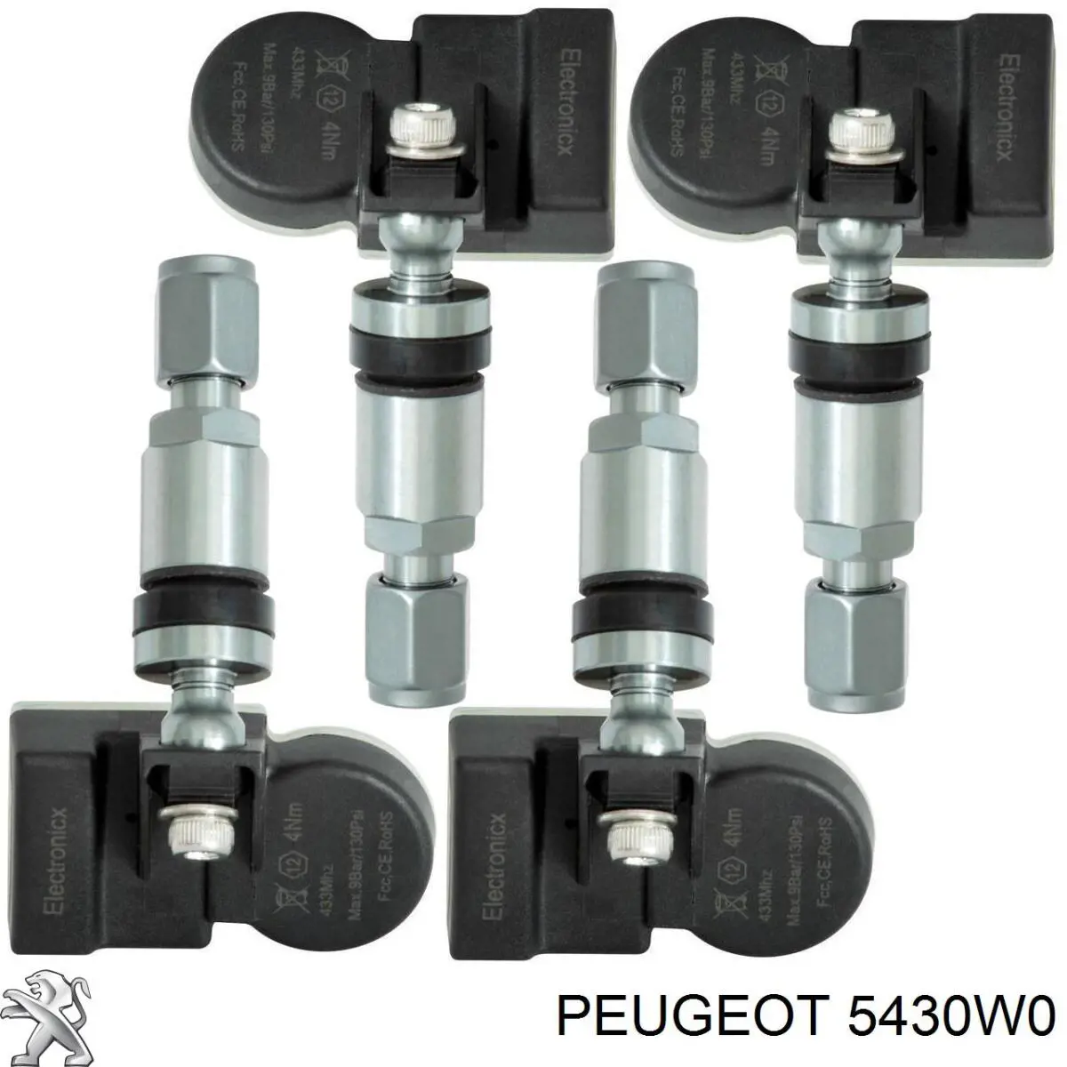 5430W0 Peugeot/Citroen sensor de presion de neumaticos