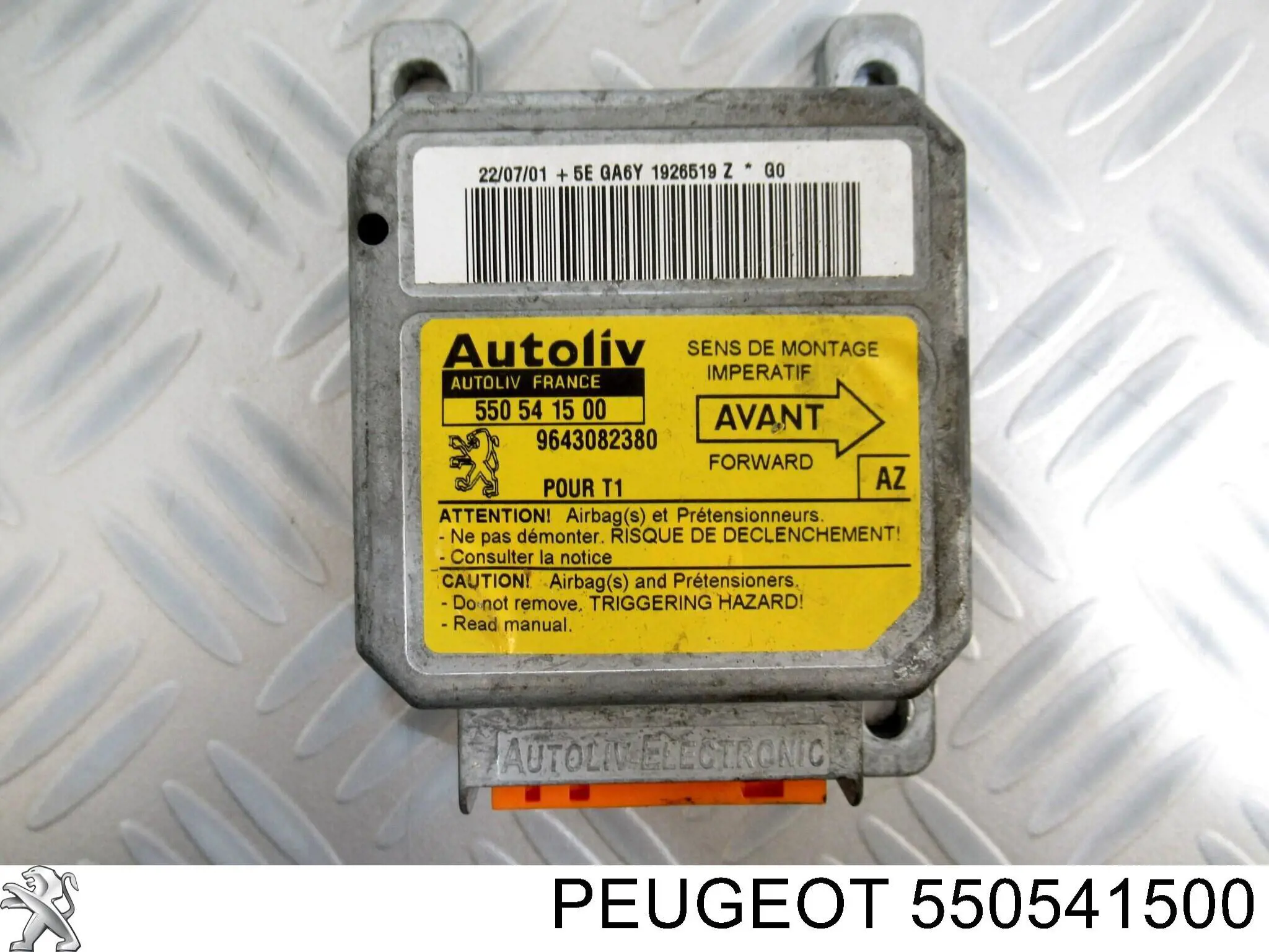 Módulo de control de airbag 550541500 VAG