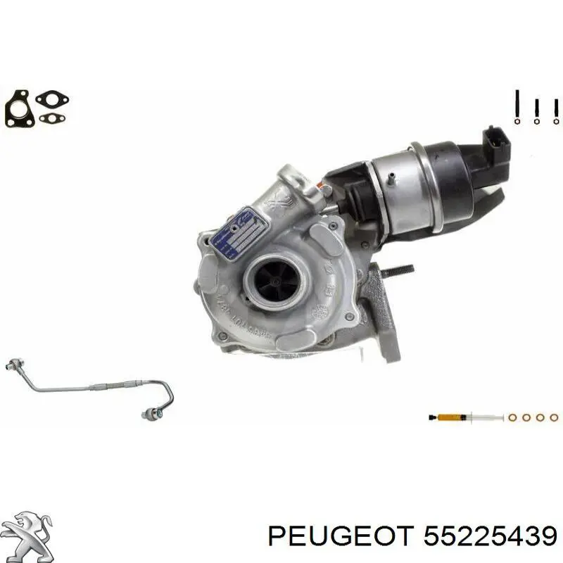 Turbocompresor 55225439 Peugeot/Citroen