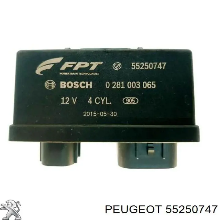 55250747 Peugeot/Citroen sensor de temperatura, gas de escape, antes de filtro hollín/partículas