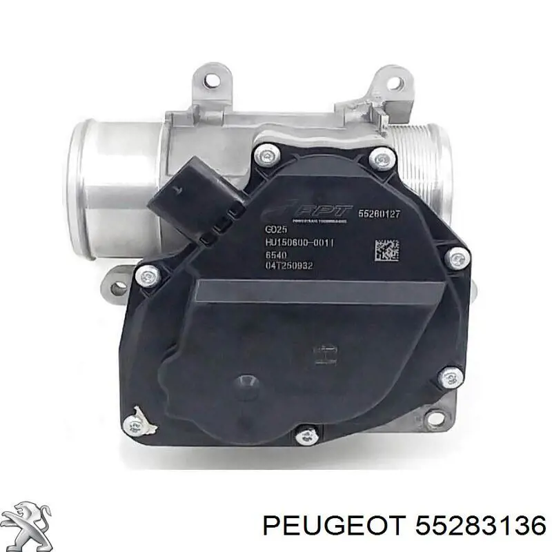 55283136 Peugeot/Citroen sensor de temperatura, gas de escape, antes de filtro hollín/partículas