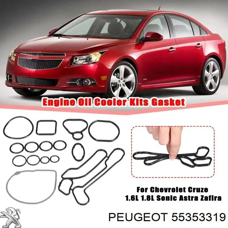 Comprar 55353319 Peugeot/Citroen Junta del adaptador del filtro de aceite