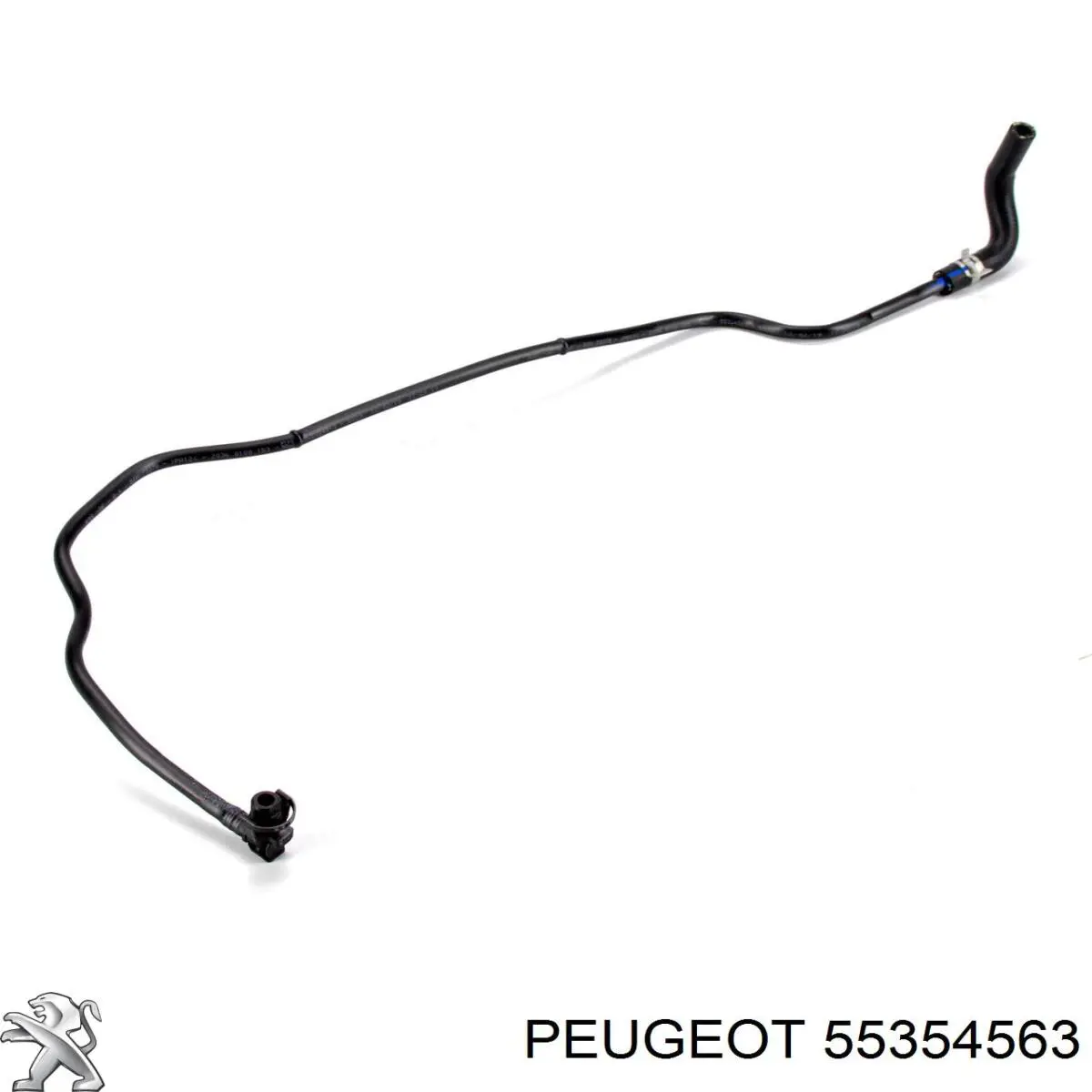 55354563 Peugeot/Citroen acelerador de calentamiento de manguera (tubo)