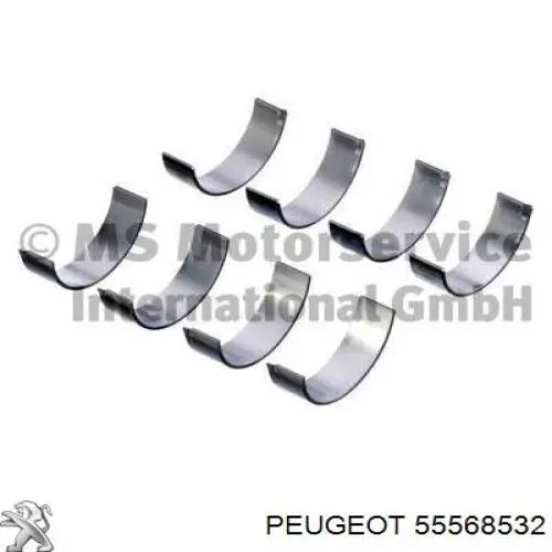 622116 Opel Juego de cojinetes de biela, cota de reparación (+0,25 mm)