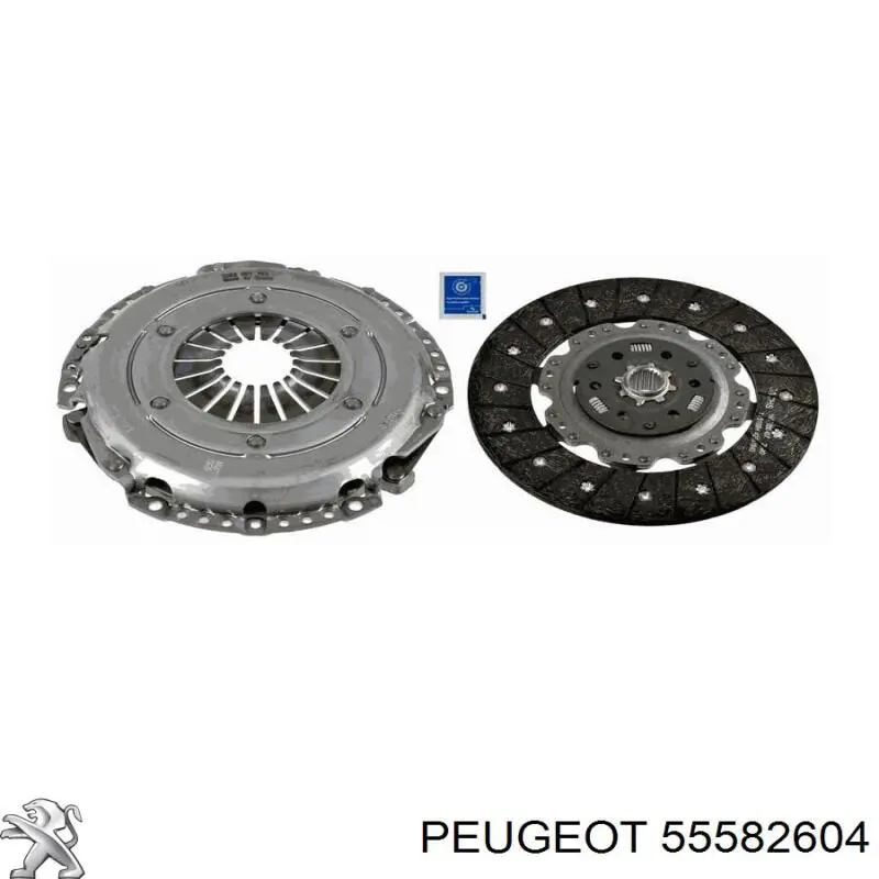 55582604 Peugeot/Citroen kit de embrague (3 partes)