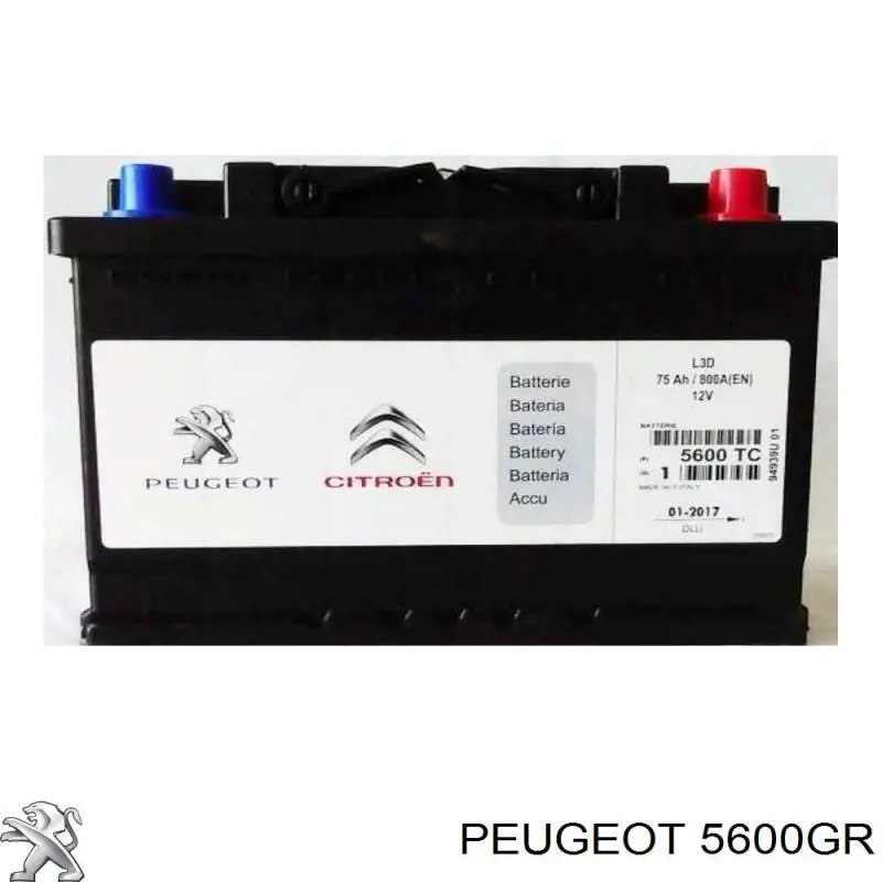 Batería de arranque Peugeot/Citroen 5600GR precio, desde 130,21 EUR