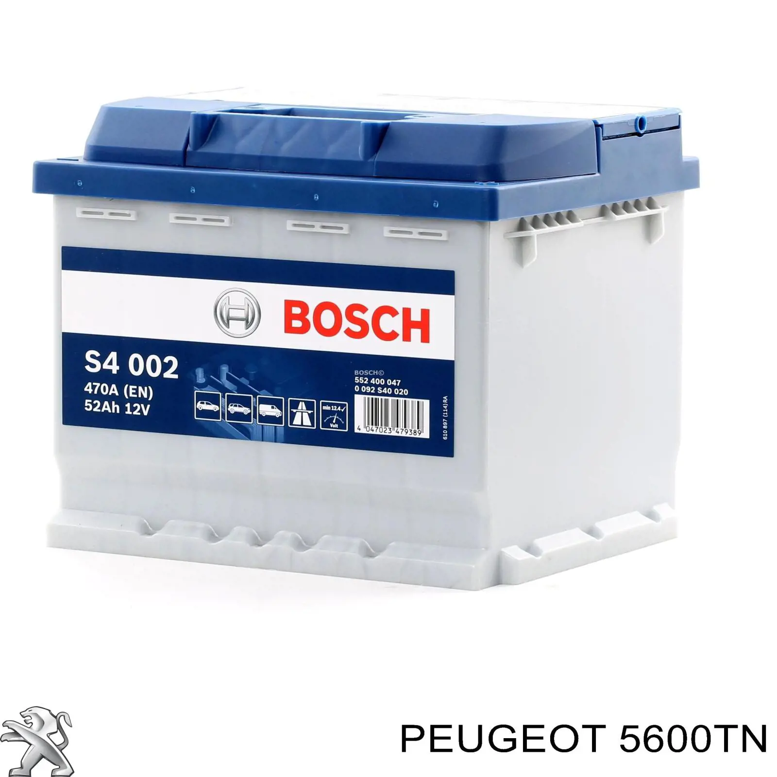 Batería de arranque Peugeot/Citroen 5600TN precio, desde 88,11 EUR