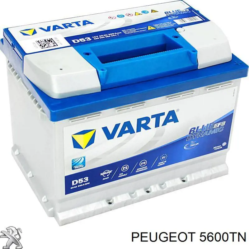 Batería Peugeot/Citroen 5600TN