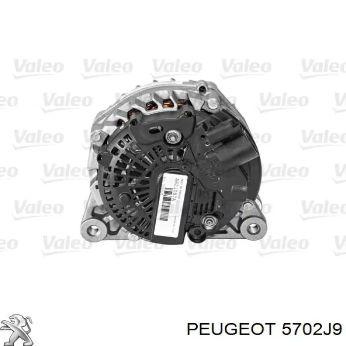 Alternador 5702J9 Peugeot/Citroen