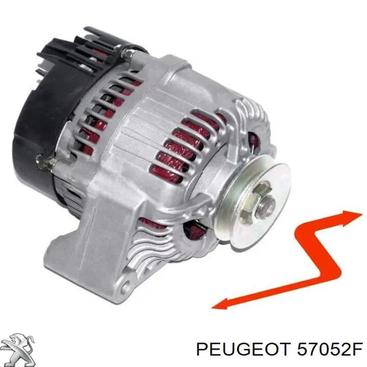 57052F Peugeot/Citroen alternador
